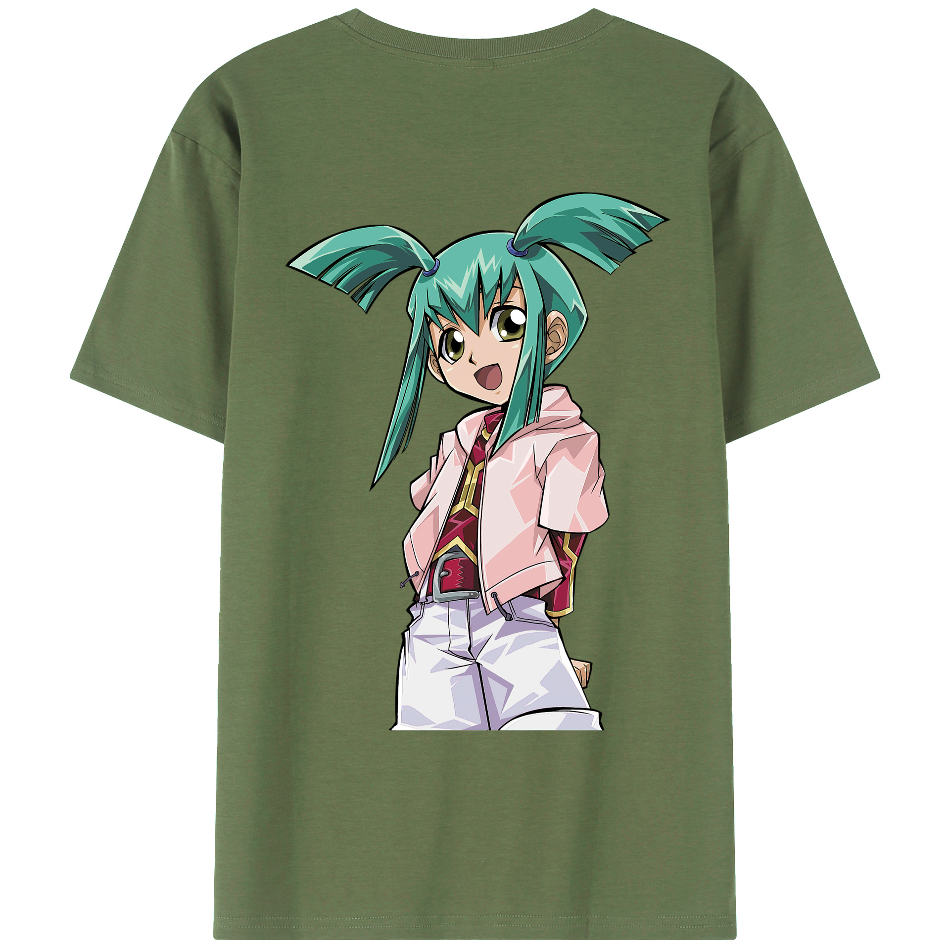（画像用） 遊☆戯☆王 Yu-Gi-Oh! 綿100％ メンズ半袖Tシャツ（バックプリント） 通気性